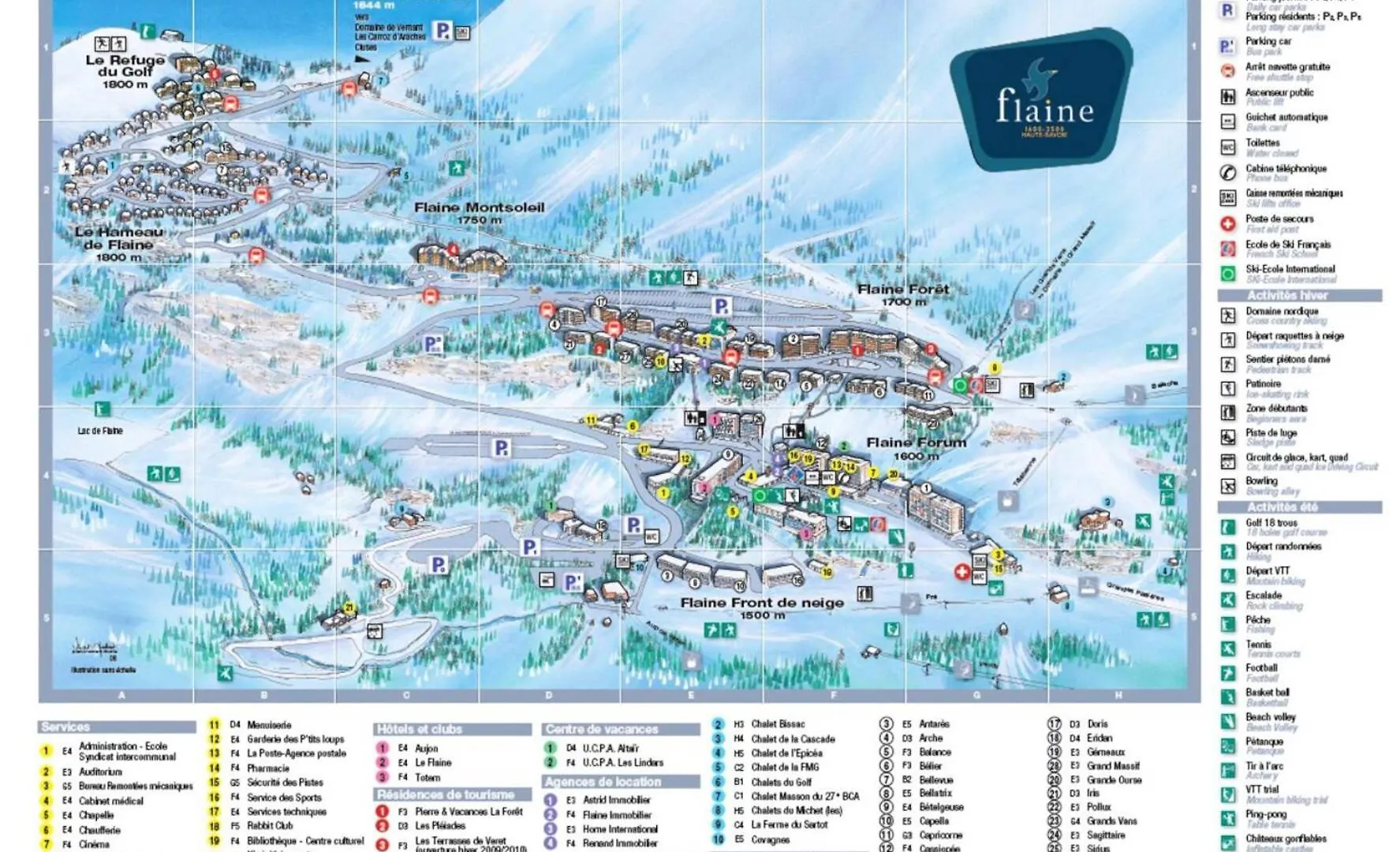 Residence Hameau - Chalets Pour 8 Personnes 59 Flaine Francie